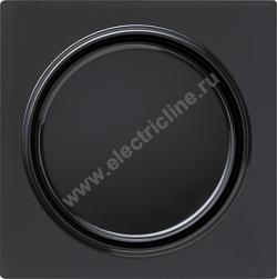 Gira S-Color Выключатель с накладкой (1 переключающий контакт), Черный